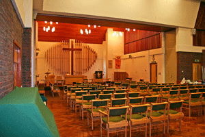 Inside view of the Church